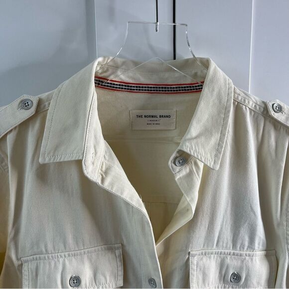 The Normal Brand | Ivory Overshirt Jacket | Size M | NWT - Picture 7 of 16